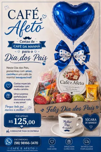 Cestas de Café para o Dia dos Pais