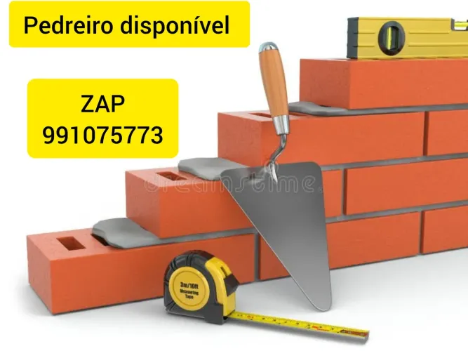 Pedreiro disponível