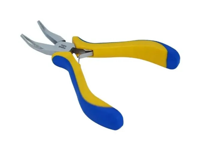 Alicate Bico Longo Curvo 125mm 5" Hikari Hk-500 Cabo Emborrachado *ENTREGA GRÁTIS*