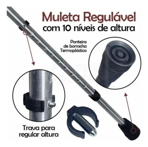 Muleta ortopedica Canadense par