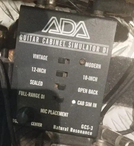 Pedal simulador de Falante ADA - GCS-3 (Guitar Cabinet Simulator DI)