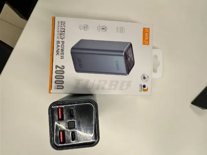 Powerbank 20000mAh - 65w de saida