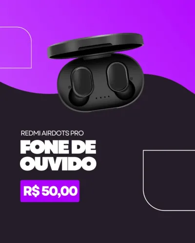 Fone xiaomi redmi airdots pro