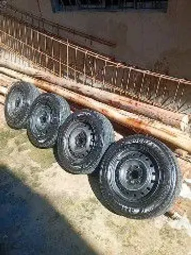 Jogo de rodas Fiat aro 13