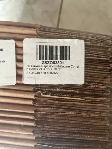Caixa de papelão