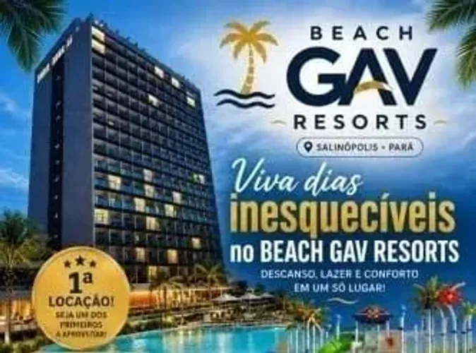 # BEACH GAV RESORT - 24/08 a 01/09 # ESTREIE O RESORT MAIS COBIÇADO DE SALINAS!