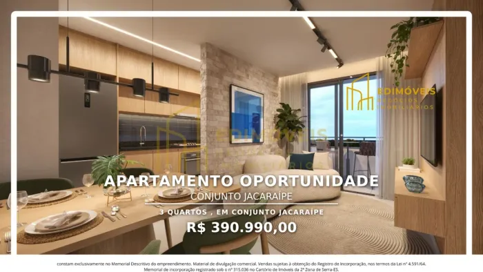 Apartamento Funcional em Conjunto Jacaraípe: Ideal para sua Família!