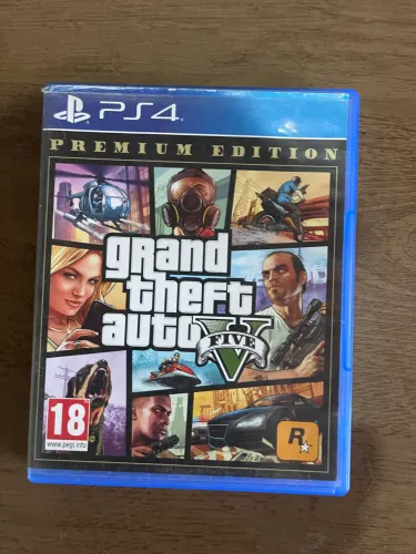 GTA 5 Premium Edition PS4 - Original Mídia Física Muito Bem Cuidado