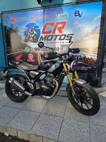 TRIUMPH SCRAMBLER 400X 2025 ÚNICO DONO, APENAS 2.000KM