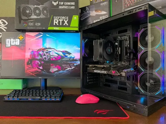 PC Gamer AMD Ryzen 7-5700x 8gb DDR4 SSD-500gb RTX-3060 Asus-TUF 12gb