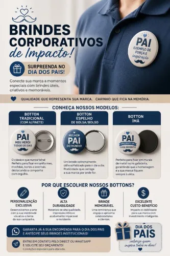 Bottons para brindes