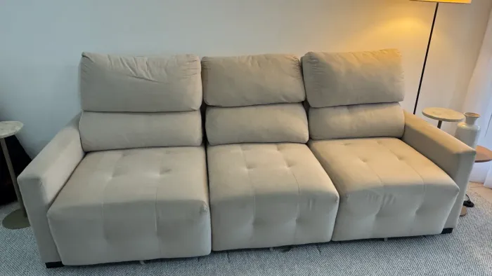 Sofá retrátil 3 lugares