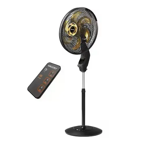 Ventilador de Coluna 40cm Ouro com Controle - Mallory
