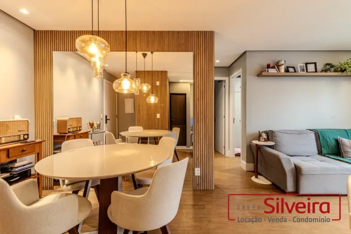Apartamento semimobiliado e decorado por arquiteto com vaga dupla no Grand Park Lindóia