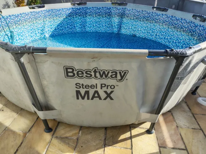 Barbada!! Piscina 5.000 litros Bestway Steel Pro Max