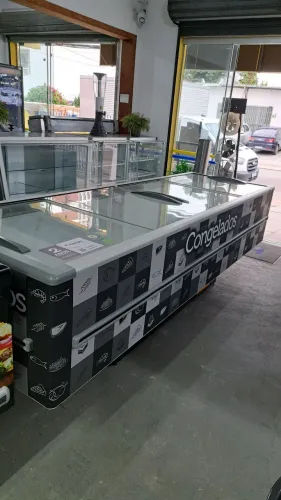 Ac ilha de congelados Freezer 3 mts