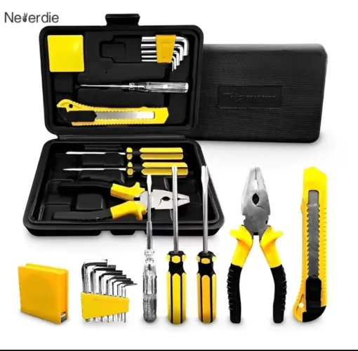 ? KIT DE FERRAMENTAS 12 PEÇAS C/ MALETA - R$49,90 ?