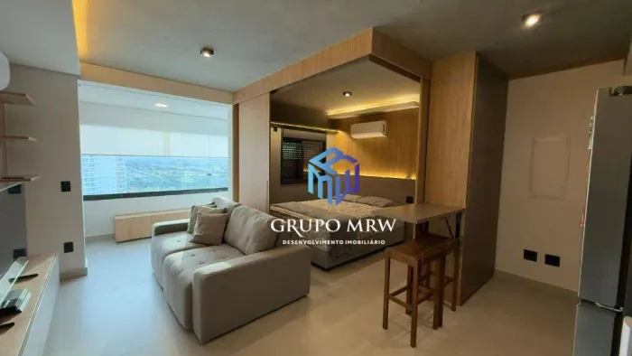 Apartamento com 1 dormitório para alugar, 47 m² por R$ 5.050,00/mês - Parque Campolim - So