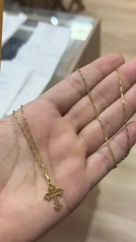 Vendo cordão de prata banhado
