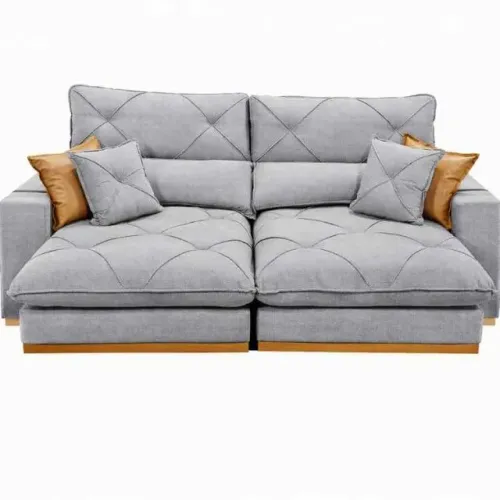 Sofá Retrátil e Reclinável Geribá Plus 2.10m - Entrega Rápida 