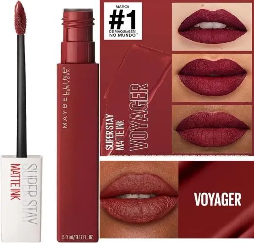 Batom Labial Maybelline LACRADO SuperStay Matte Ink Batom Líquido Matte Longa Duração 16h