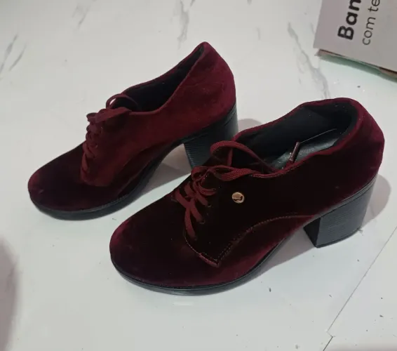 Bota veludo