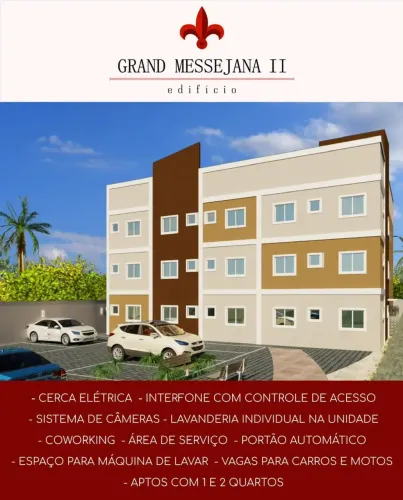 Apto com 02 quartos na Messejana