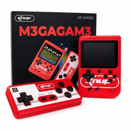 Mini Video Game Portatil Retro 400 Jogos com Controle Knup