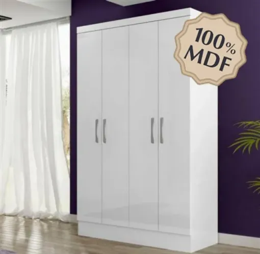 Guarda Roupa 100% MDF com 4 Portas Direto da fabrica novo