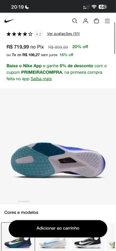 Tênis Nike rival 4