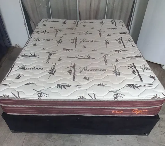 Cama box casal bamboo c/entrega 