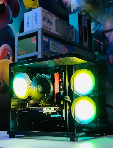 PC Gamer AMD Ryzen 5 1600 PRÓ, 16GB, RX 560 4GB - Em até 18x / Loja Física