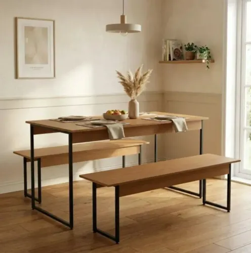 CONJUNTO DE MESA COM 2 BANCOS