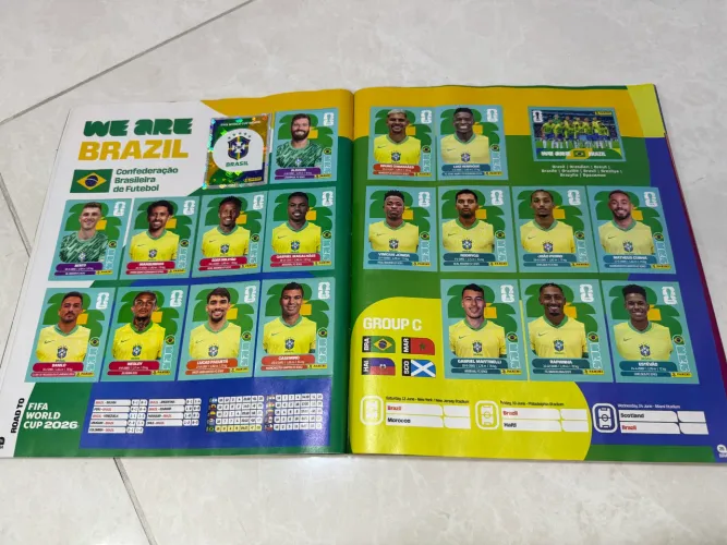 Álbum da Copa 2026 completo capa mole