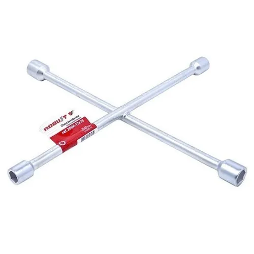 Chave De Roda 4 Bocas Tipo Cruz Grande 17x19x21x23mm