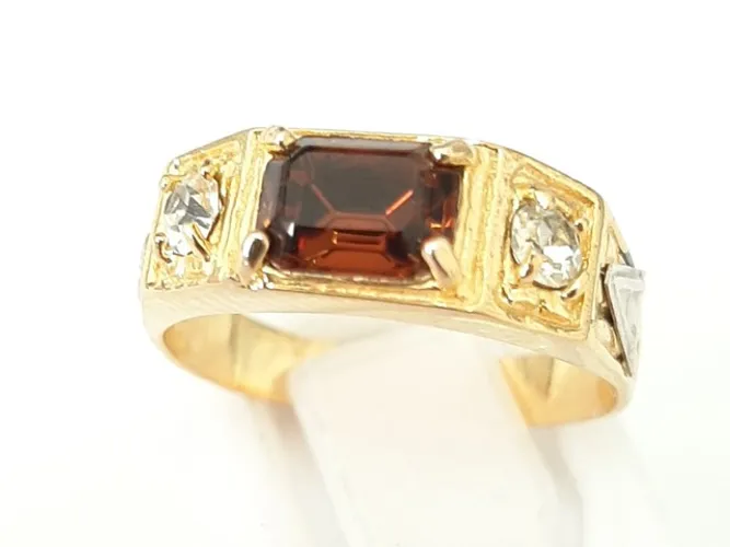 ANEL DE FORMATURA PARA PASTOR FOLHEADO A OURO 18K