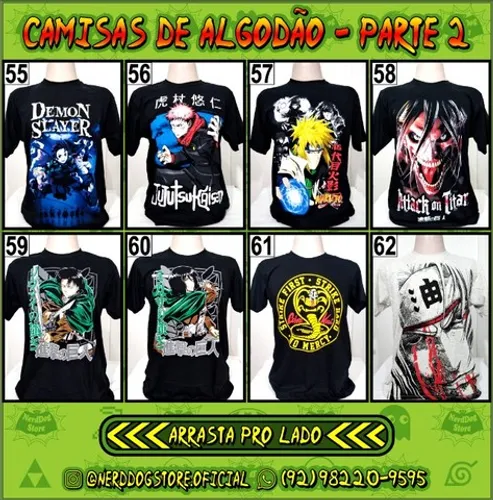 Camisa Geek Algodão (parte 2) - NerdDog Store