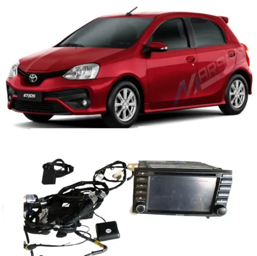 Central Multimídia Original Toyota Etios 2013 2014 2015 2016 2017 