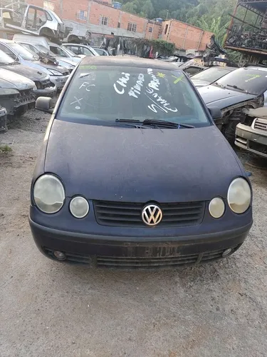 Para-choque dianteiro original VW polo completo com mihas ano 2002 a 2005