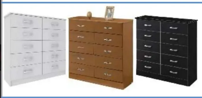Quarto cômoda 10 gavetas