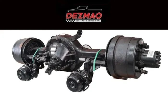 Eixo Diferencial 08 Furos Reduzido Rockwell 220 Caminhão Cargo VW Mercedes 