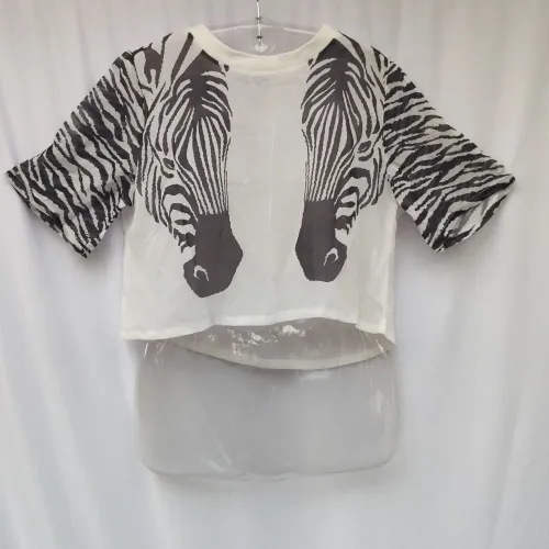 Blusa Zebra Cropped - Estilo e Charme