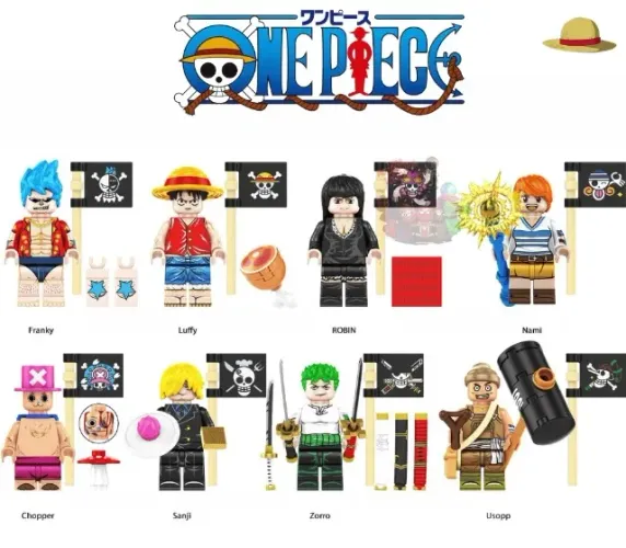 One piece TP Minifigure de coleção Zoro Luffy e chopper minis novos 2025 Zoro Usopp