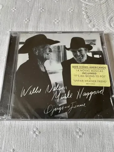 Cd Willie Nelson E Merle Haggard - Django And Jimmie - Novo