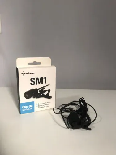Microfone de Lapela SM1 Sharkoon