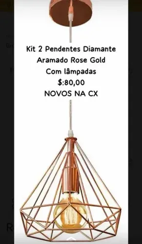 Pendentes NOVOS na CX
