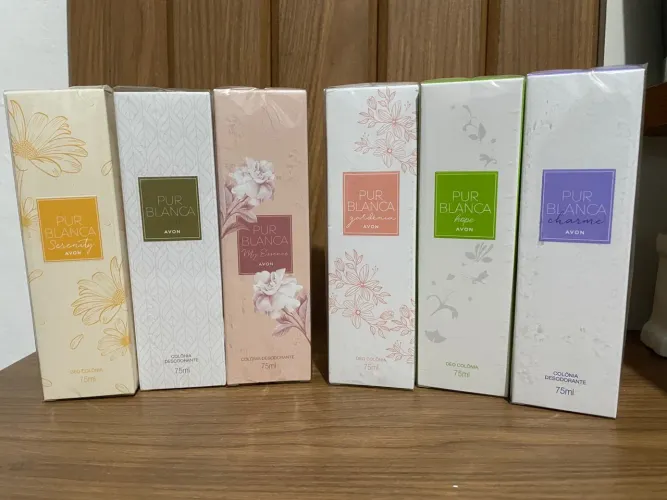 Colônia Avon pur blanca várias fragrâncias 75ml