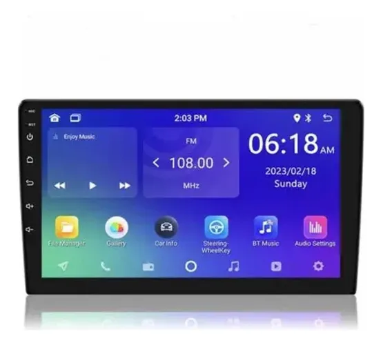 Multimídia Android 13 Octacore 10pole Chip4g 2din 4gb+64gb