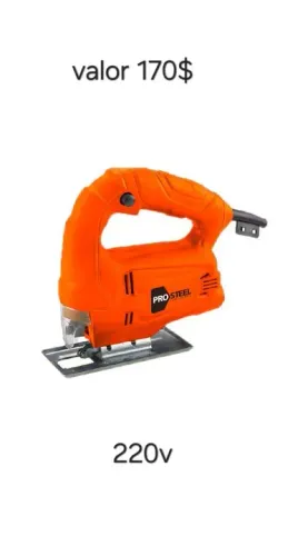 Serra Tico Tico prosteel 220v 400w novo entregamos acompanha serra