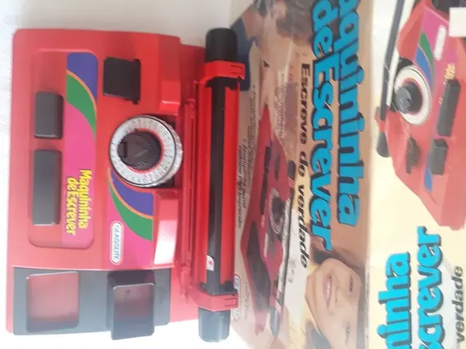 Máquina de escrever da Glasslite década de 80 novinha